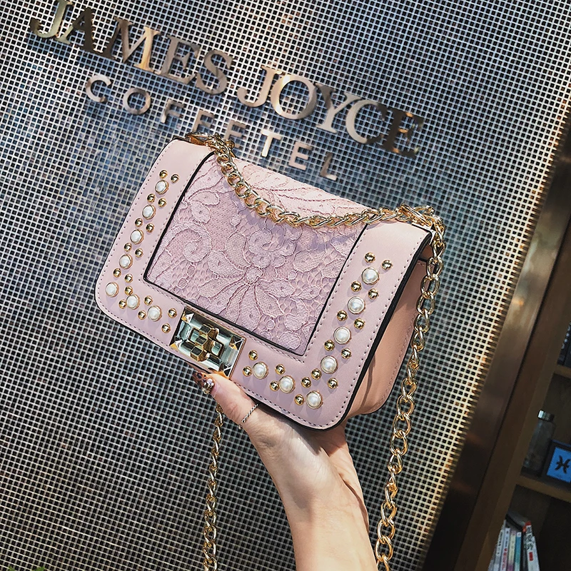 

2018 new lace fashion bag small shoulder bags for ladies fashion Crossbody Messenger bags
