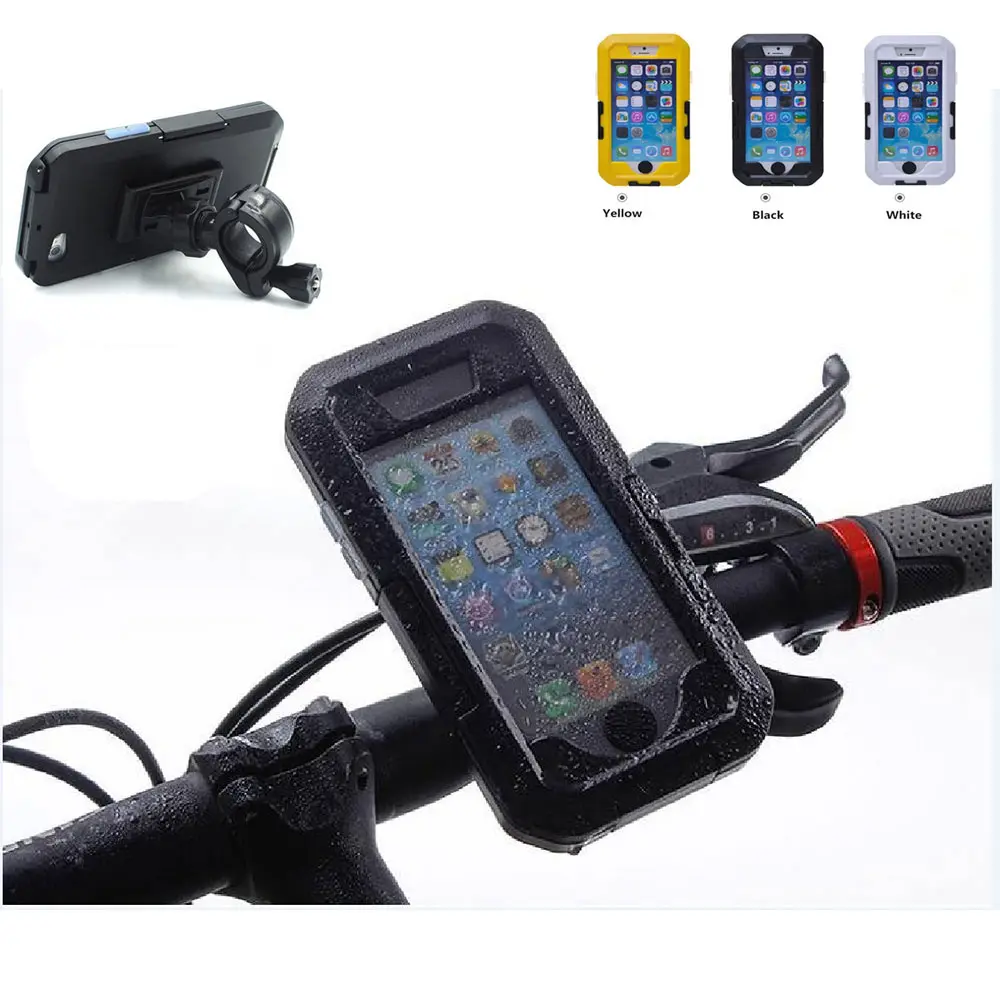 Bicycle Phone Holder Bike Phone Mount With Waterproof Diving Case for iPhone 6S/6S Plus/6/6 Plus