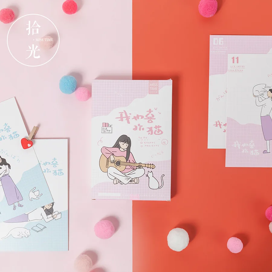 

30 Sheets/Set I Like Cats Series Postcard/Greeting Card/Message Card/Christmas and New Year gifts