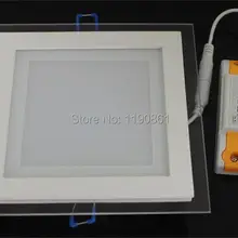 DHL 12 Вт led светодиодные панели потолочные встраиваемые прожектор лампа 1200lm 10 шт./лот