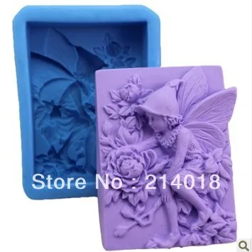 

Angel modelling 3D soap mold Cake decoration mold Cake mold manual Handmade soap mold candle NO.:SO-007 aroma stone moulds