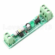 1-bit ac 220v optoacoplador, módulo de isolamento, placa de detecção de tensão, adaptador 3-5v para isolamento plc módulo