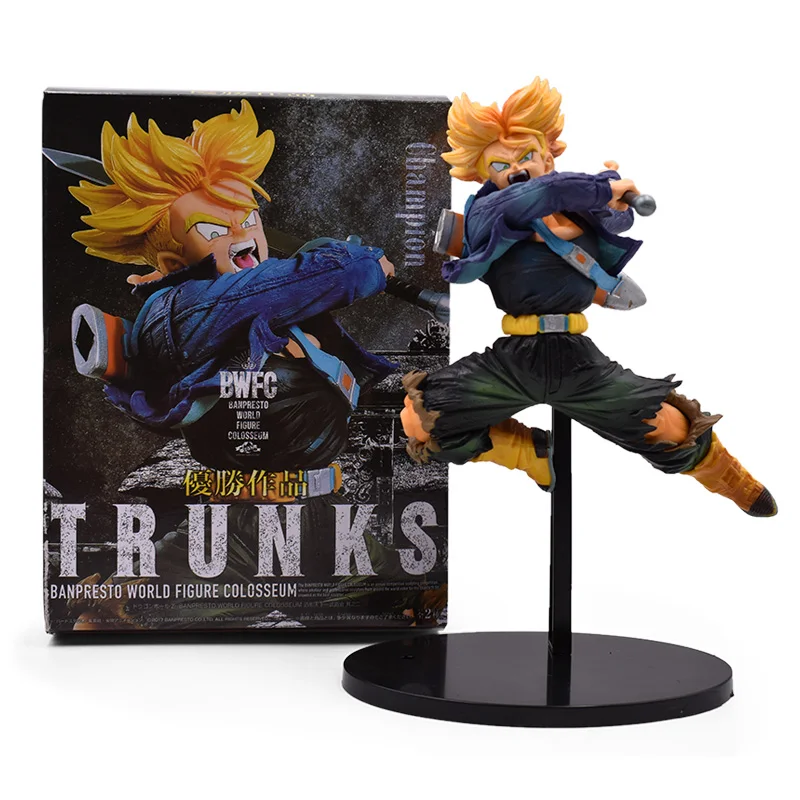 3 стиля 15-24 см Dragon Ball Z BWFC Super Saiyan trunks Сон Гоку фигурка ПВХ фигурка модель драконьего мяча детские игрушки