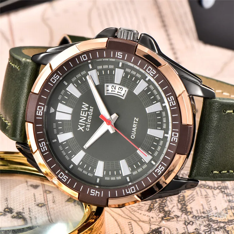 Men Military Sport Quartz Watches Mens Brand Luxury Leather Male Wristwatch Relogio Masculino Dropshipping #2AP24 (5)
