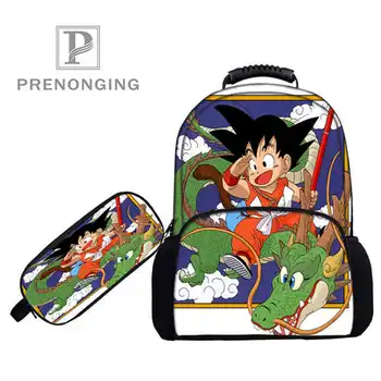 

Custom 17inch dragon-ball-z-Backpacks Pen Bags 3D Printing School Women Men Travel Bags Boys Girls Book Computers Bag#1031-2-55