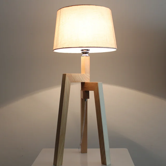 Solid Wooden Minimalist Fashion Creative Adjule Floor Solid Wooden Minimalist Fashion Creative Adjule Floor Lamp Continental Cozy Bedroom Bedside Small Lights