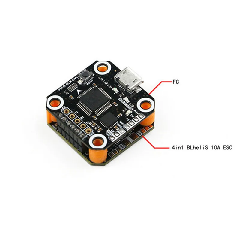 

20*20mm Kingkong F3 Flight Controller 4 in 1 BLheliS 10A 2-3S ESC For RC Multicopter Frame Motor Spare Part