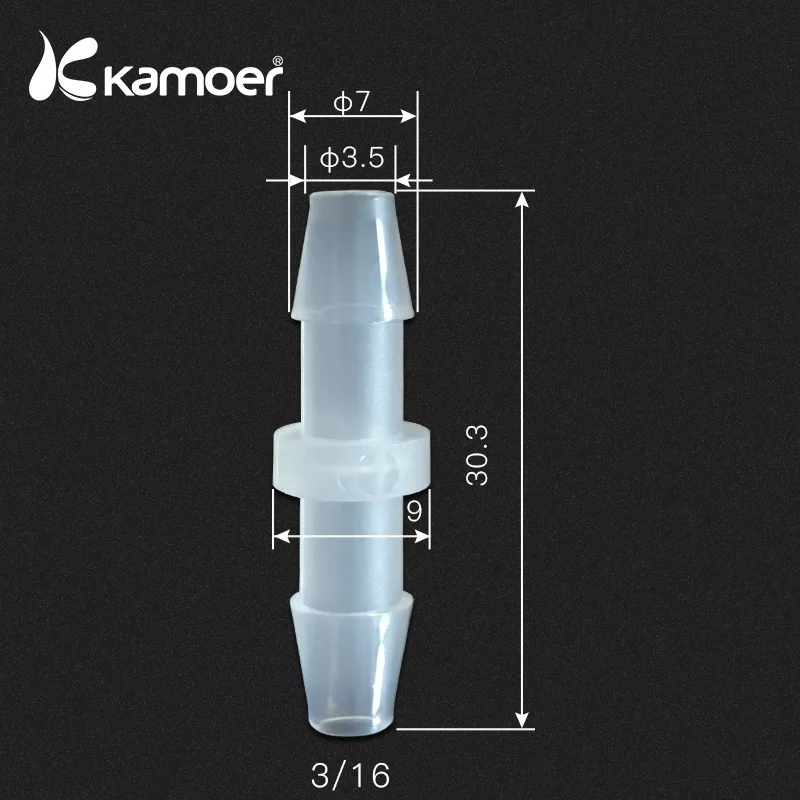 Kamoer PP трубчатый соединитель для перистальтического насоса водяного шланга для шланга силиконовая трубка Linker соединительная трубка 30 шт - Цвет: 3-16