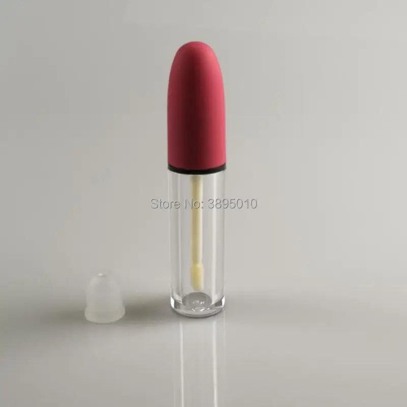Пуля Форма пустой блеск для губ, DIY Пластик ясно жидкая губная помада упаковка бутылки, пустой элегантный блеск для губ трубки F874
