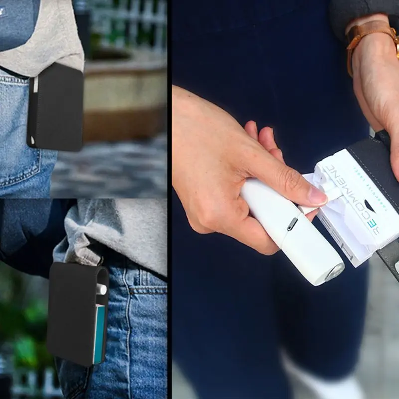 Модный кожаный портативный мини чехол для IQOS 3 Bag 0 мульти защитный сигареты сумка