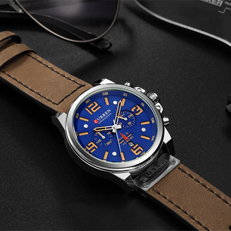 Mens Watches Top Brand Luxury | Watch Men Wristwatch Curren