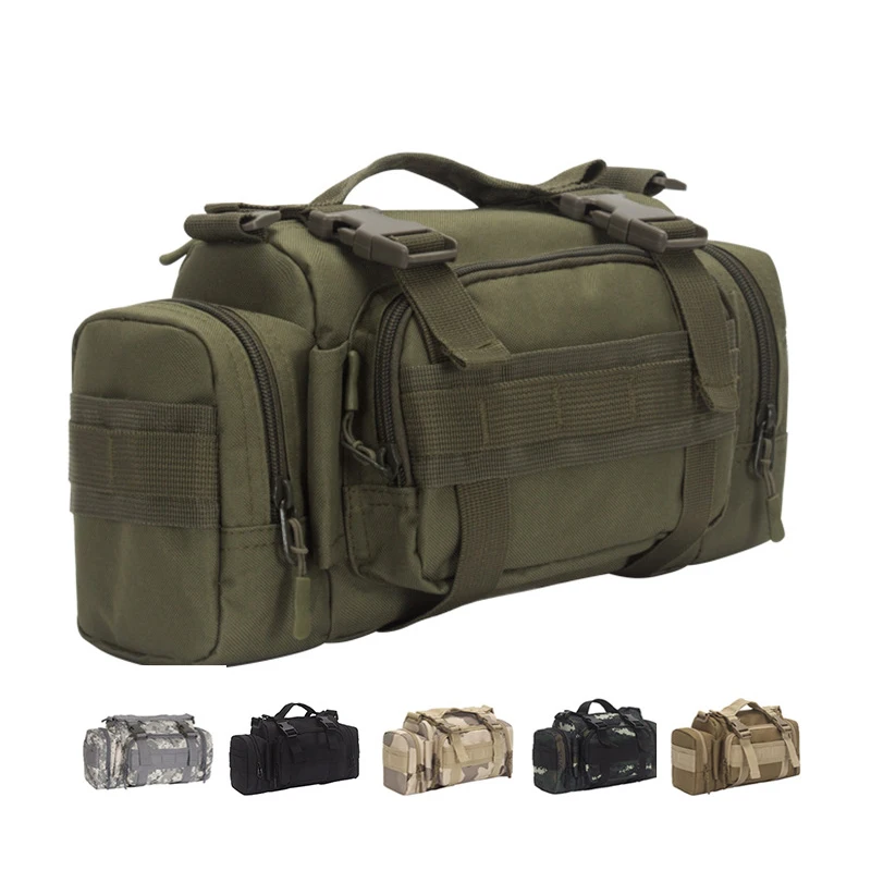 

Outdoor Tactical 3P Bag Camouflage Magic Tactical Pocket Cycling Pockets Military Enthusiasts Hiking Adjustable Belt Camera Bag
