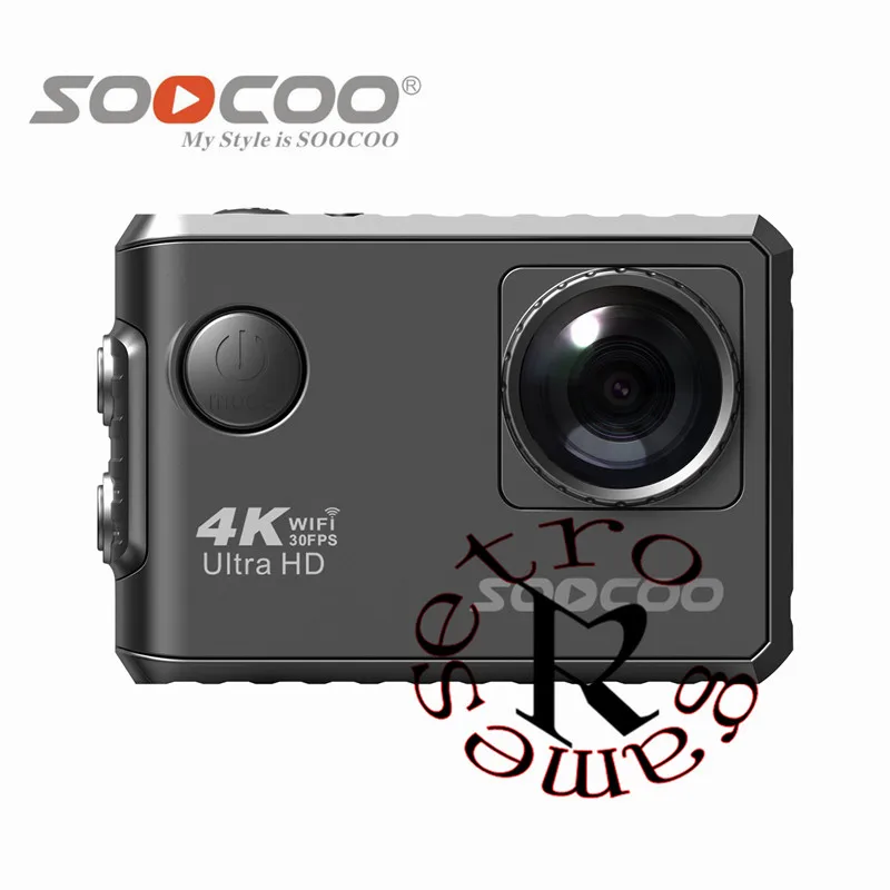 Спортивная Экшн-камера SOOCOO F500 4K WIFI Ultra HD Водонепроницаемая подводная видеокамера