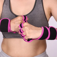 Спортивные Перчатки Вес обучение с перчатки для занятий тяжелой атлетикой для женщин мужчин Спорт Бодибилдинг Гантели защита рук 1 пара