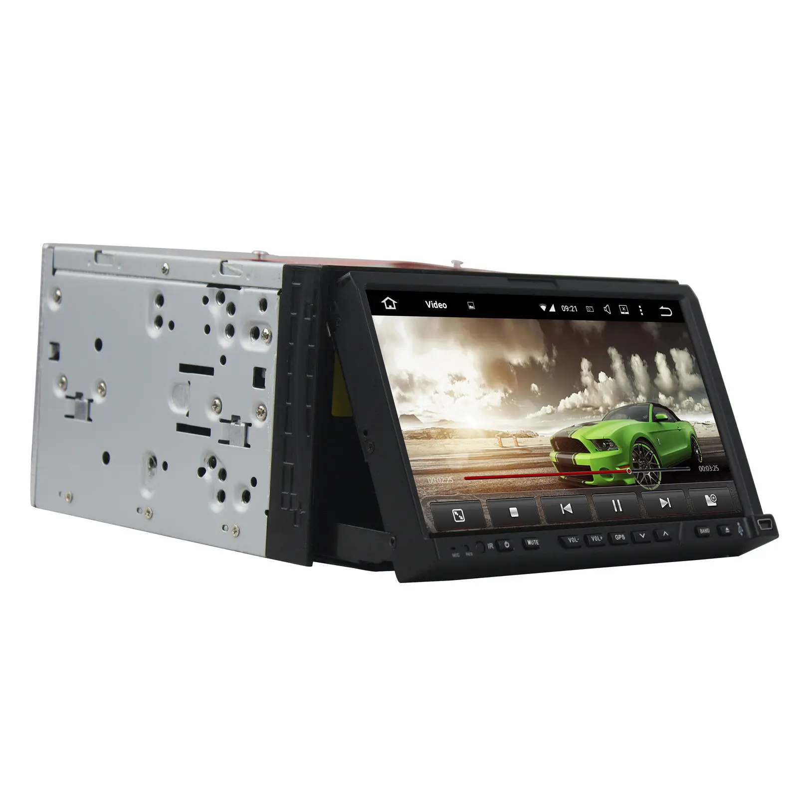 Sale 2 Din Android Car DVD GPS Navigation 3G WIFI Bluetooth TV AUX USB Touch Screen Auto Radio Stereo Multimedia Player with Map Card 0