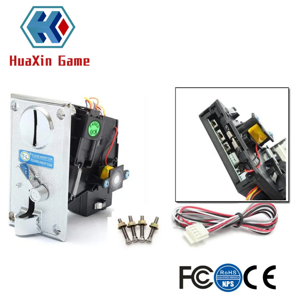 Coin Selector CPU acceptor zinc plated Jamma MAME $.25