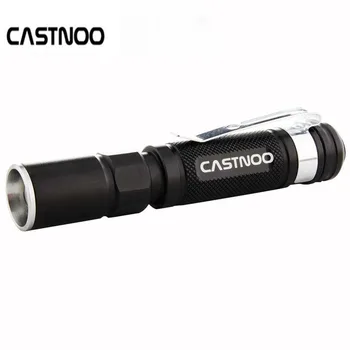 

CASTNOO LED Q5 300 Lumen Lampe Aluminium Taschenlampe Gerade AAA Waterproof Portable Lamp For Hunting Camping