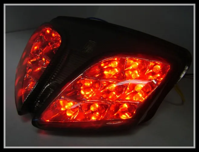 Встроенный светодиодный задний фонарь с сигналом поворота для 2008 2009 2010 GSXR 600 750|light