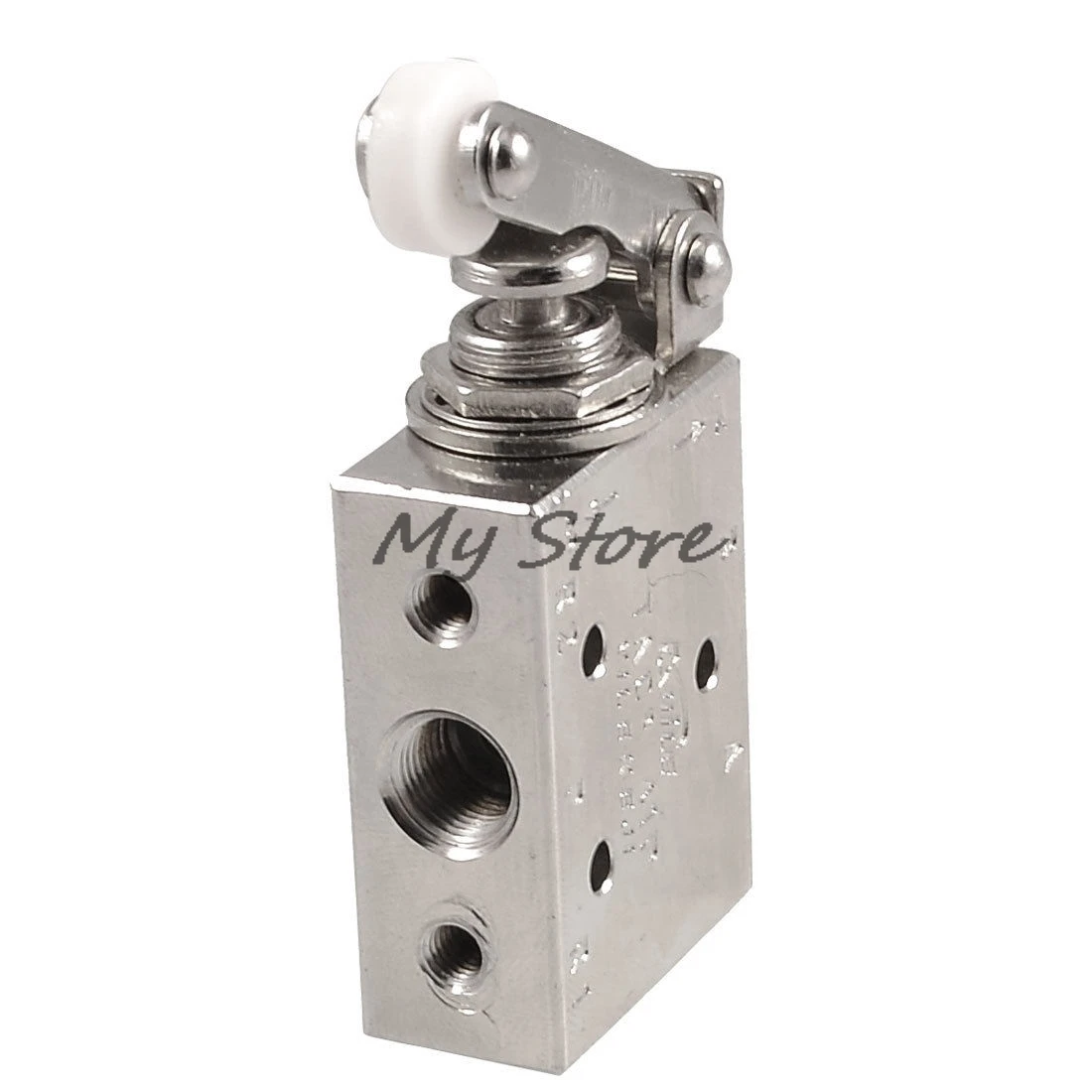 

Silver Tone Alloy 2 Position 5 Way Roller Lever Mechanical Valve Pneumatic valve switch TAC2-41P