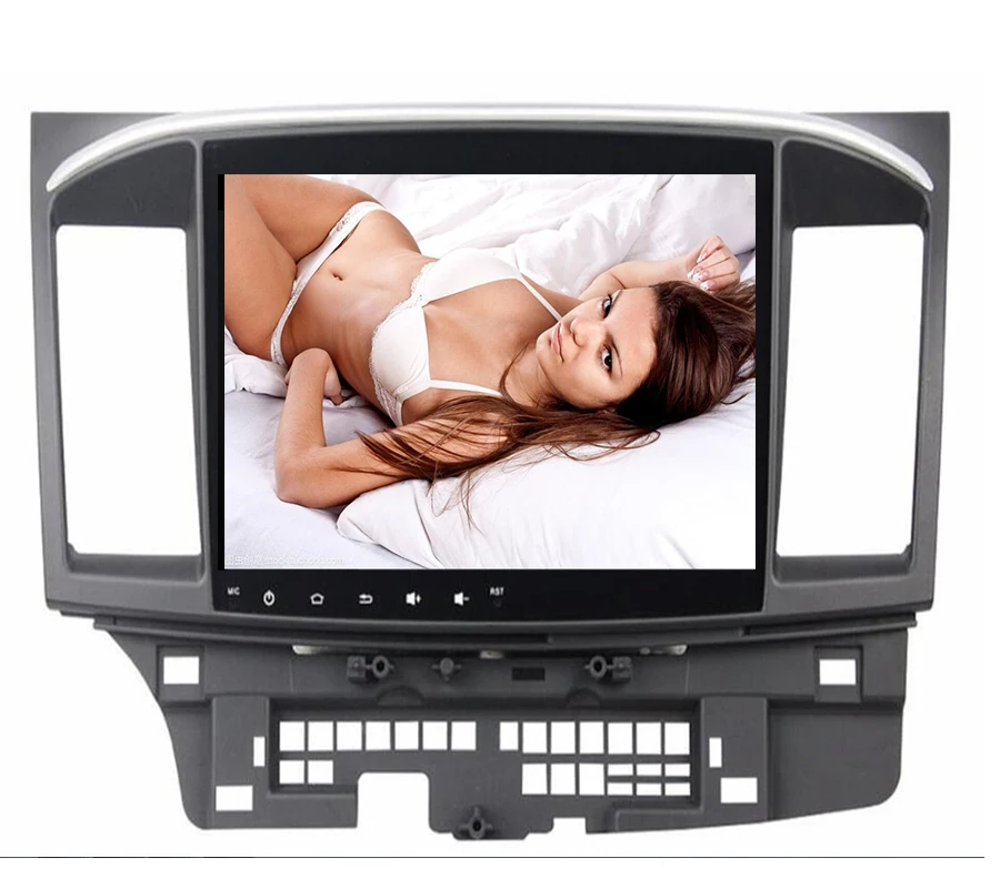 Perfect 2 Din Android 9.1 Car Multimedia Player For Mitsubishi Lancer EX EVO Lancer 10 2008-2016 10.1 inch car dvd gps navi radio 4