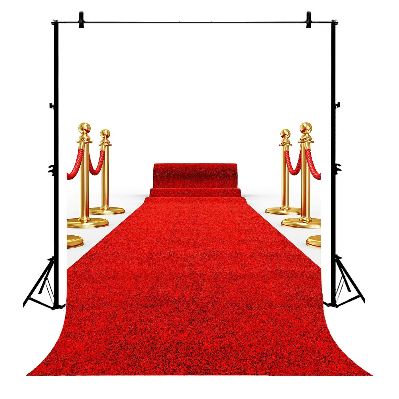 

5x7ft Red Carpet Wedding Party Polyester Photo Background Portrait Backdrop