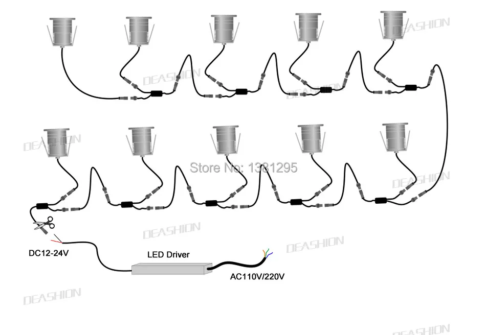 Favo de Mel Luz ao ar Luz do Ponto Lâmpada Subterrânea 3w Terreno Jardim Livre Recesso Uplight Piso Deck Pátio Paver Luz Led Ip67 12v 17 Jardim Luz Ao Ar Livre luz Do