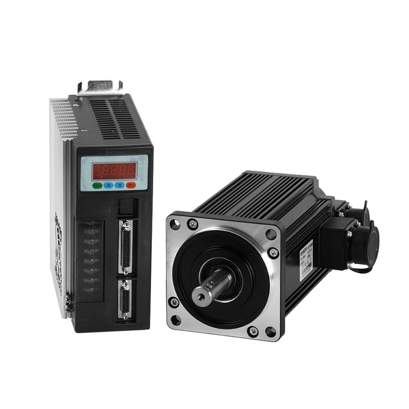 

AC servo motor driver system 45oz.in 40ST-M00330 single phase ac motor 0.32N.m 3000rpm servo motor with brake 0.9A