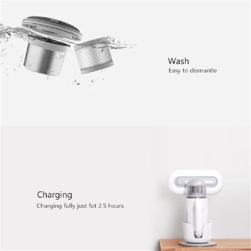 Xiaomi SWDK беспроводной ручной пылесос для удаления Клеща KC101 контроллер пылевого