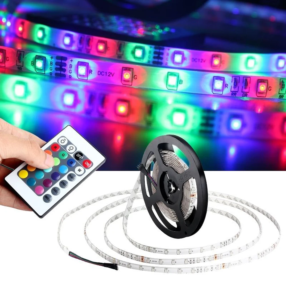 5 м 300 СВЕТОДИОДНАЯ лента SMD 2835 3528 rgb Светодиодная лампа Водонепроницаемая Гибкая