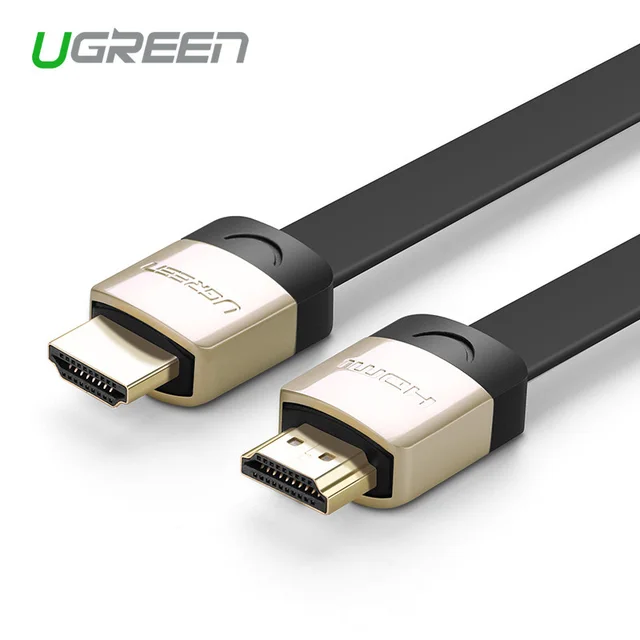 Cheap Ugreen HDMI Flat Cable with metal head 1m 2m 3m Male to Male 1.4V 3D 1080P cabo HDMI for PC HDTV PS3 Xbox appletv Cheap Ugreen HDMI Flat Cable with metal head 1m 2m 3m Male to Male 1.4V 3D 1080P cabo HDMI for PC HDTV PS3 Xbox appletv