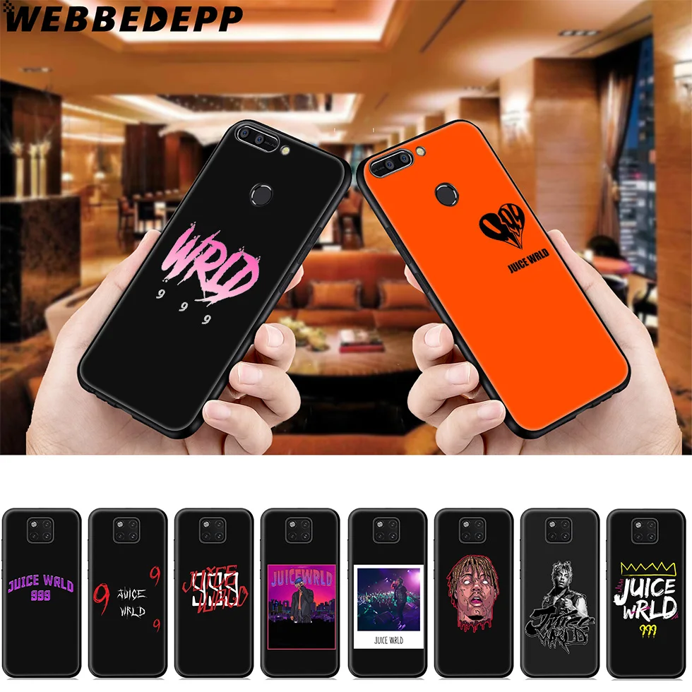 Мягкий чехол WEBBEDEPP Juice Wrld King 999 для Huawei Mate Honor 20 6A 7A 7C 7X 8 9 9X 10 View Lite Pro 30 |