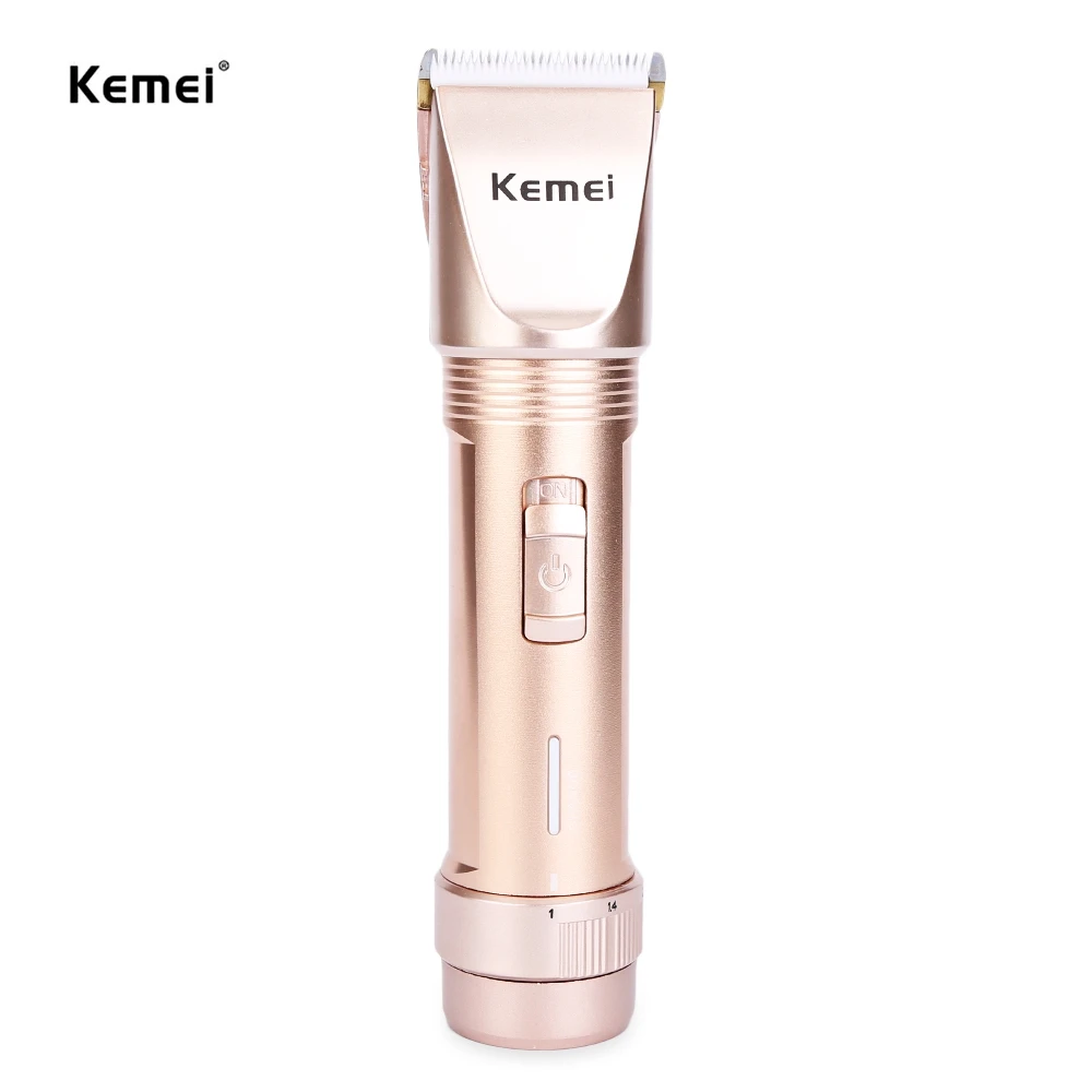 Kemei Professional Hair Clipper Aluminum Alloy Multifunctional Electric Hair Trimmer Hair