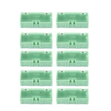 10pcs Small Tool Screw Object Electronic Component Parts Storage Box Lab Case SMT SMD Automatically Pops Up Patch Container