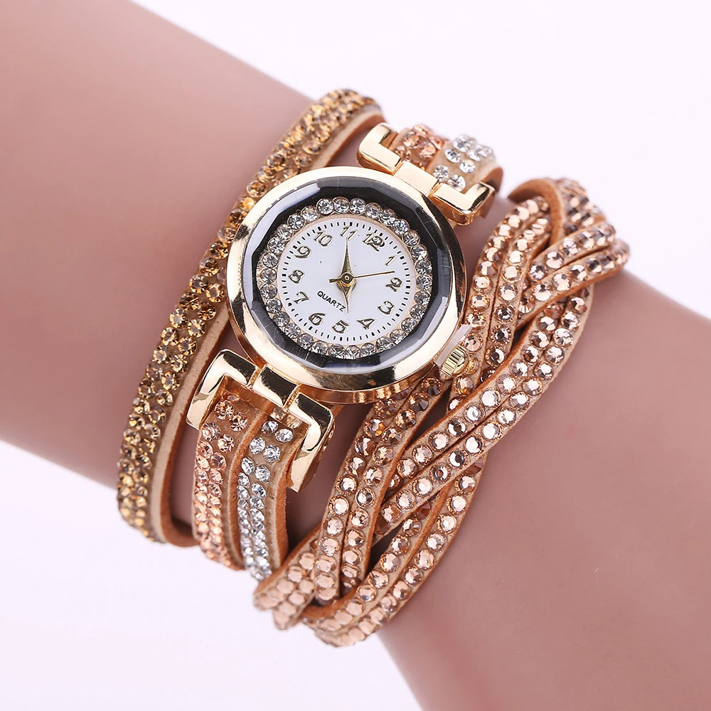 Для женщин браслет часы браслет кварцевые элегантные и модные наручные часы кнопка пряжки ремешок подарки платье часы для Для женщин