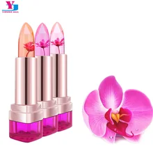 6 шт. цветок эссенция кристаллическая брендовая помада с длительным эффектом увлажнения губ изменение температуры губная помада бальзам для губ Косметика