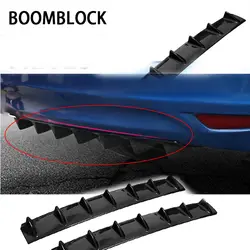 BOOMBLOCK заднего бампера 3D Прохладный наклейки в виде акул для Saab Chevrolet CRUZE VW Passat B5 B6 B7 Защитные чехлы для сидений, сшитые специально для Toyota Corolla