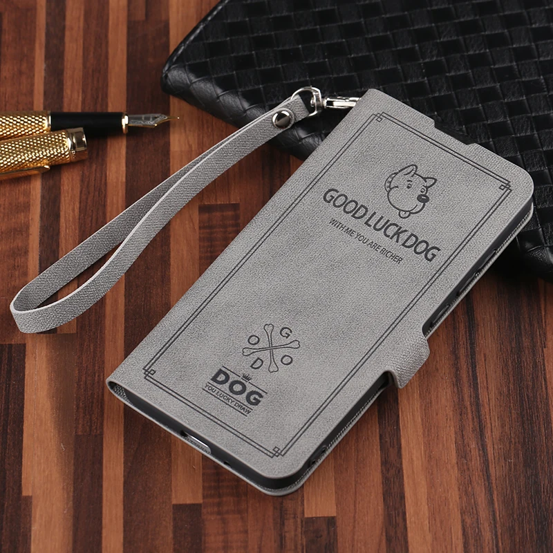 

Huawei Honor V20 Case 6.4 inch leather flip Silicone Soft Anti-Knock Protective Back Cover For Huawei Honor View 20 Cover