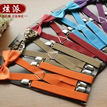 Супер жесткий нескользящий эластичный мужской и женский ремень с четырьмя зажимами+ галстук-бабочка для взрослых костюм 20 шт./партия