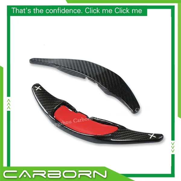 

For AMG Style A45 CLA45 C63 CLS63 S63 GLA45 GLE63 GLS63 2015 2016 Add on Carbon Fiber Steering Wheel Paddle Shifter