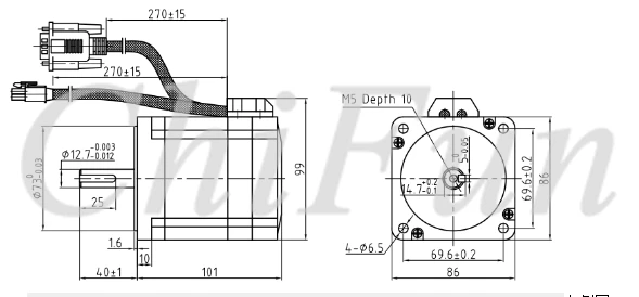 Оригинальные Leadshine Nema34 Гибридный легко Servo 2-х фазный мотор драйвер наборы ES-M23440 4.0NM motro+ ES-D808 с 3 м кодирующего устройства