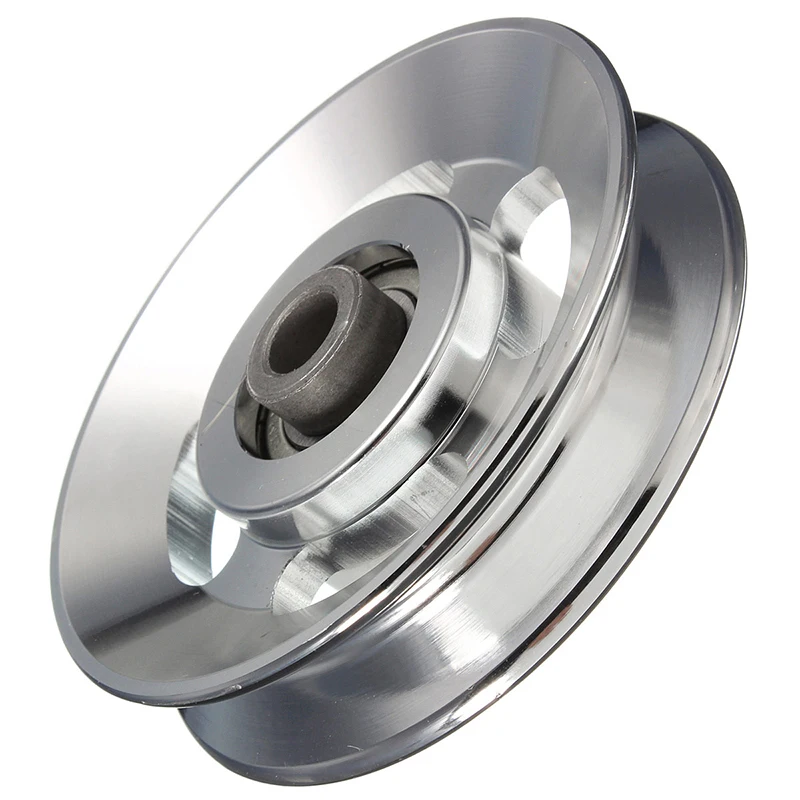 Mayitr 88mm Universal Aluminum Lift Heavy Load Pulley Wheel Cable Gym Fitness Equipment Part also use climbing camping pulley