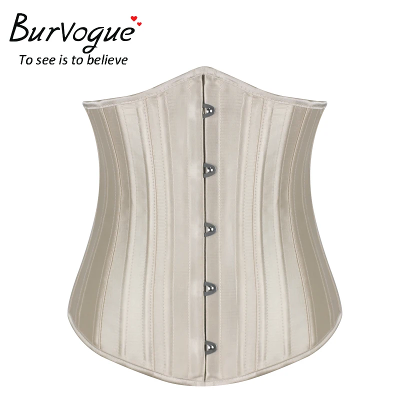  Burvogue Woman Waist Cincher Corselet Body Shaper Sexy Waist Control underbust Corsets & Bustiers S