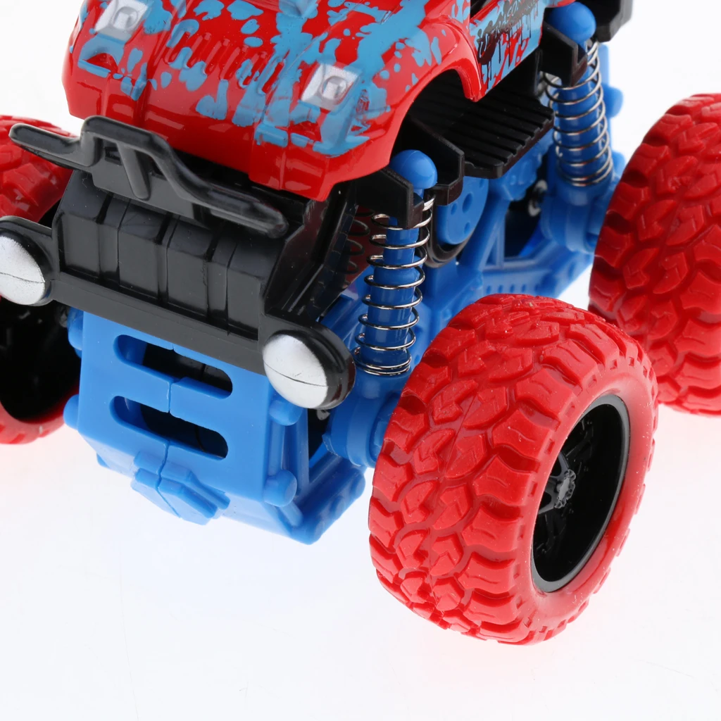Friction Powered Monster Truck Inertia Car Big Tire Wheel Truck Toy, Birthday Gift For Kids Children