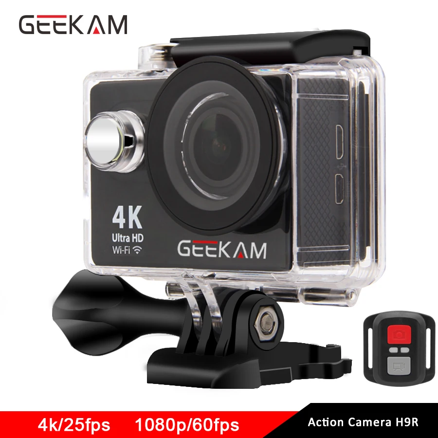 GEEKAM Action Camera H9 H9R Original Ultra Deportiva Camaras go