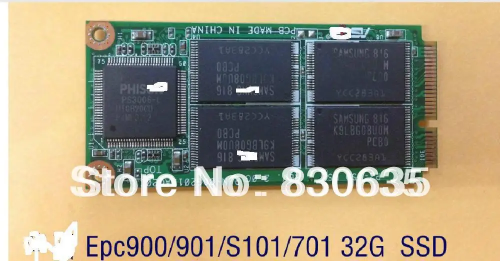 SSD 32 ГБ ДЛЯ PCI E Epc 900/901/S101/701 Г Твердотельный Диск ПОЛНЫЙ ПРОВЕРЕНО P/N 08G2010AG20C|ssd sata 2
