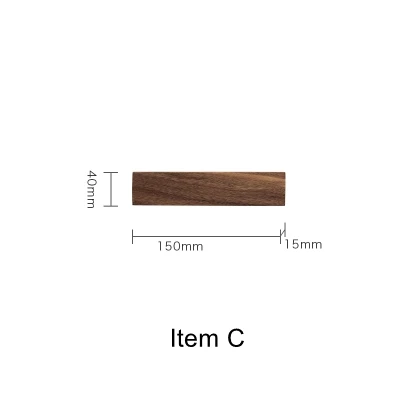 Креативный деревянный магнитный держатель для ножей настенный ключ для хранения мелочей шкаф-органайзер для кухни инструменты аксессуары для украшения дома - Цвет: Item C
