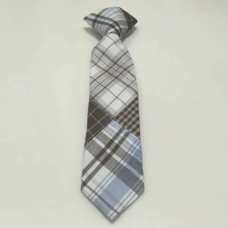 Клетчатые детские узкие галстуки для мальчиков, хлопковые детские галстуки с металлической пуговицей, галстук для маленьких мальчиков, 4,5 см, ширина, тонкий Детский галстук, повседневный галстук Gravata