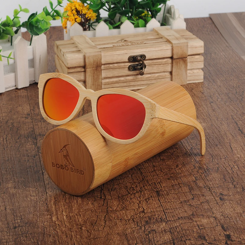 BOBO солнечные очки «Птица» для женщин и мужчин поляризованные очки в качестве лучшего подарка с деревянной подарочной коробкой oculos