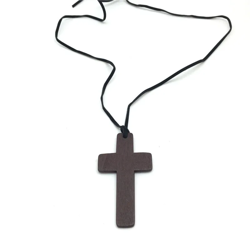 

Women's Fashion Retro Cross Necklace Long Sweater Chain Pendant 4ND59