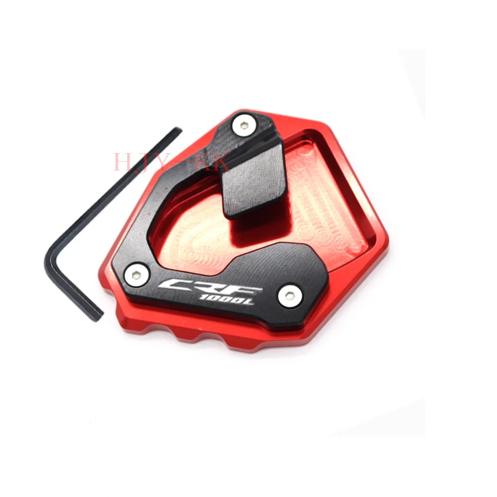 CRF1000L 2016 2017 Kickstand Kick Stank Удлиняющая ножная пластина для мотоцикла CNC боковая